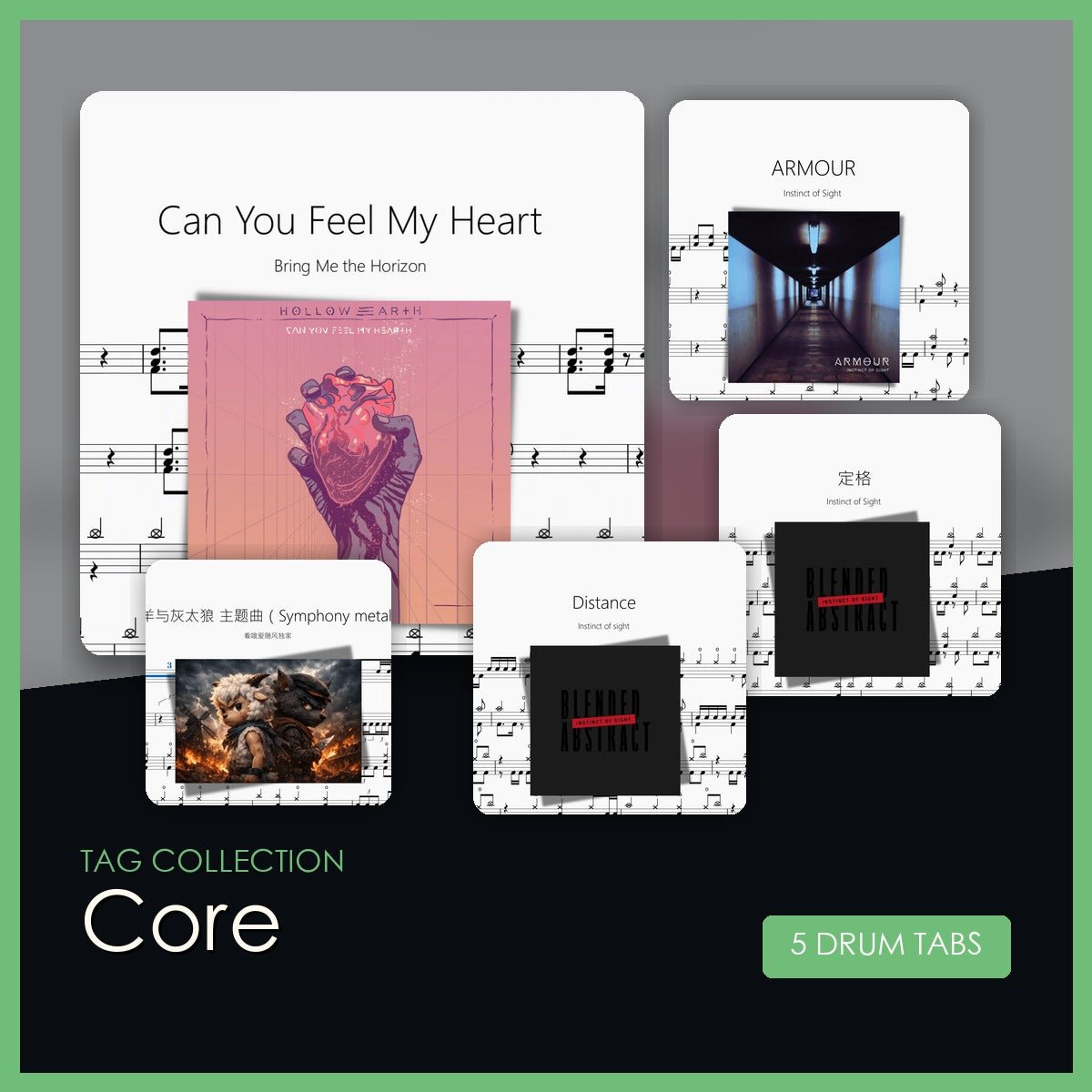 Core 鼓譜合集 - 鼓譜 Drumtabs ドラム楽譜
