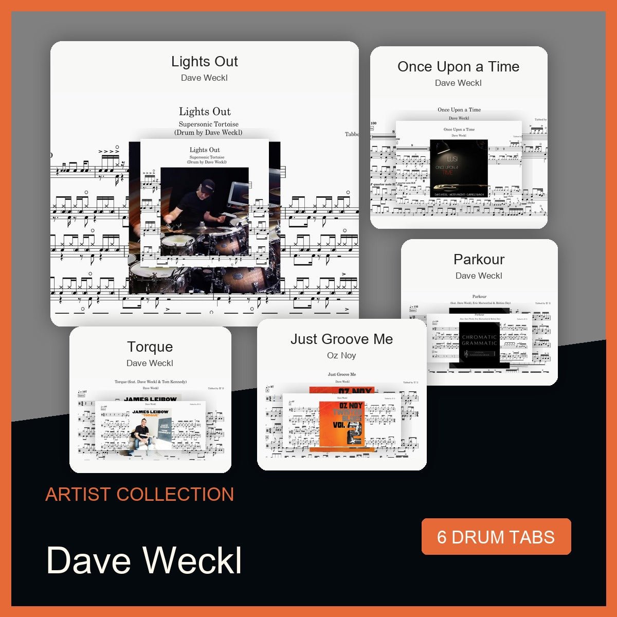 Dave Weckl 鼓譜合集 - 鼓譜 Drumtabs ドラム楽譜