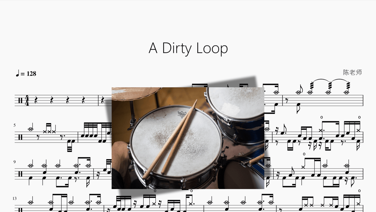 A Dirty Loop【Andre Forbes】 - Good Sheet Music