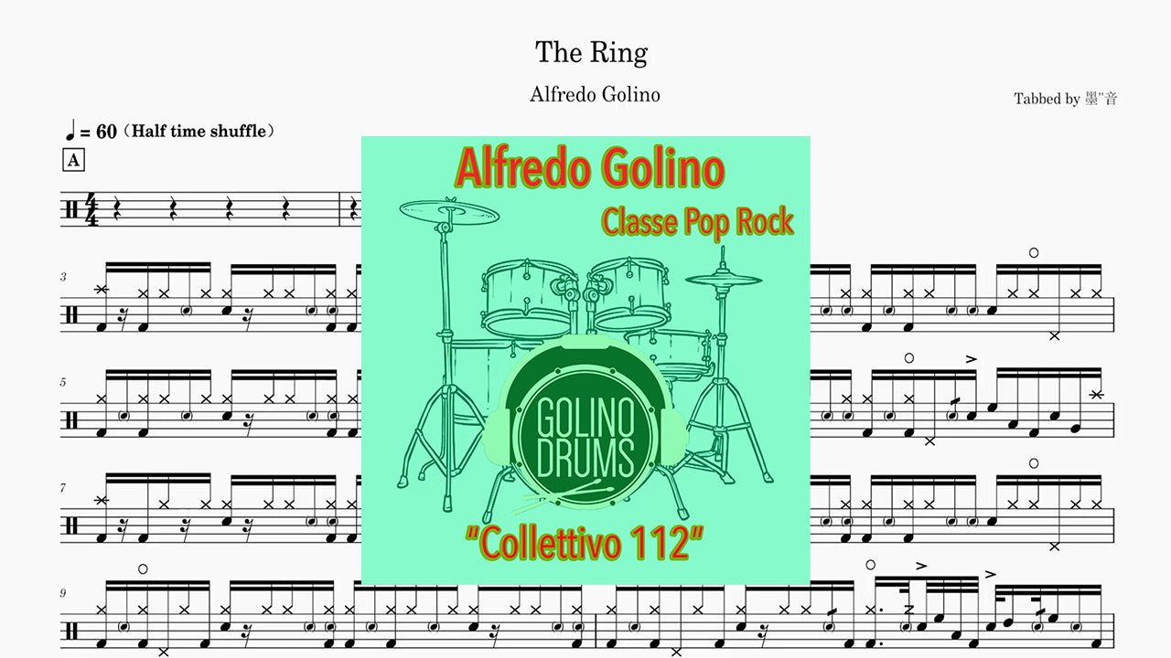 Alessandro Cuccato - The Ring - 鼓譜 Drumtabs ドラム楽譜