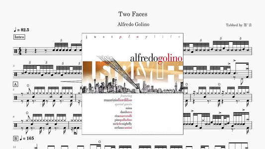 Alfredo Golino - Two Faces - 鼓譜 Drumtabs ドラム楽譜