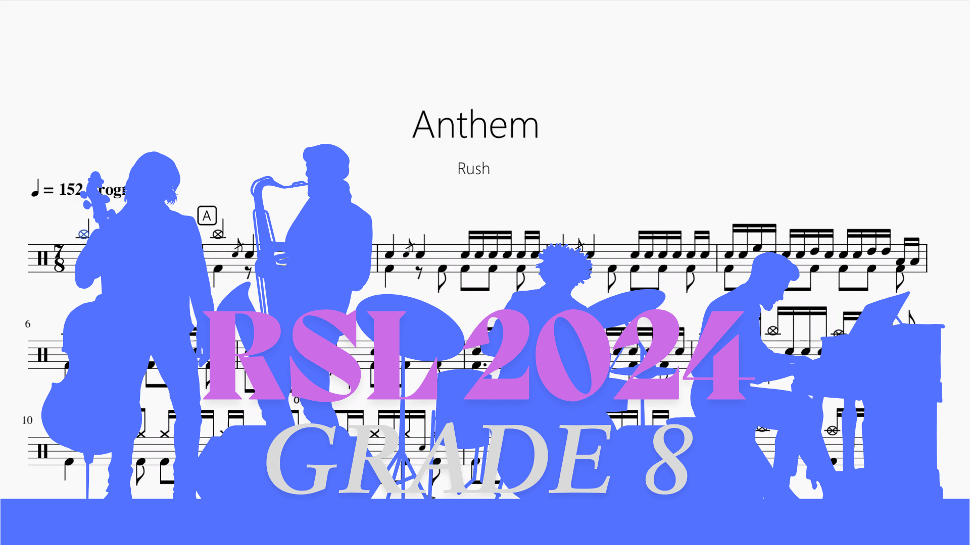 Anthem【Rock school Lv8】 - 鼓譜 Drumtabs ドラム楽譜