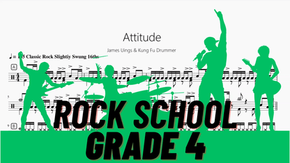 Attitude【Rock school Lv4】 - 鼓譜 Drumtabs ドラム楽譜