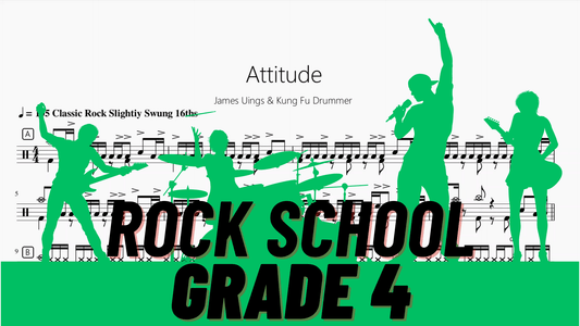 Attitude【Rock school Lv4】 - 鼓譜 Drumtabs ドラム楽譜