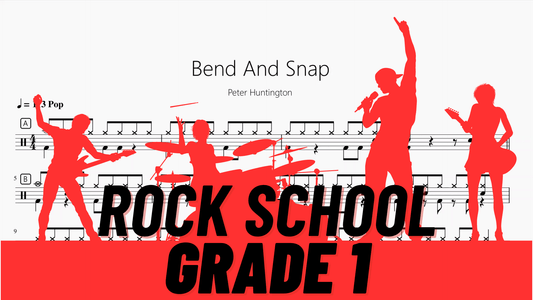 Bend And Snap【Rock school Lv1】 - 鼓譜 Drumtabs ドラム楽譜