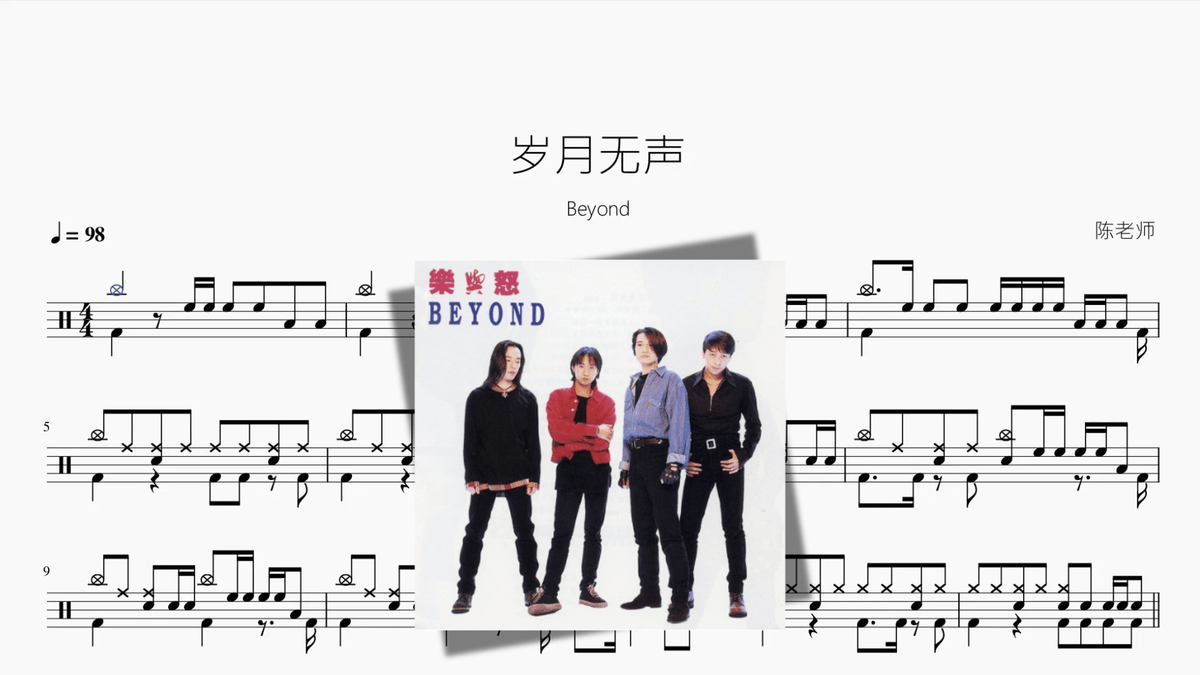 岁月无声【Beyond】 - Good Sheet Music