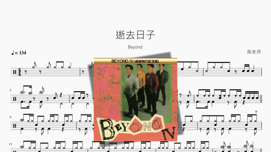 逝去日子【Beyond】 - Good Sheet Music