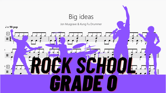 Big ideas【Rock school Lv0】 - 鼓譜 Drumtabs ドラム楽譜