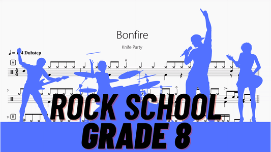 Bonfire【Rock school Lv8】 - 鼓譜 Drumtabs ドラム楽譜