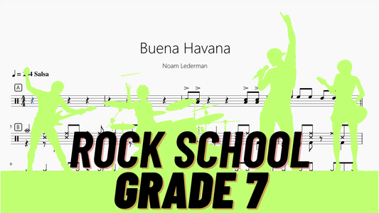 Buena Havana【Rock school Lv7】 - 鼓譜 Drumtabs ドラム楽譜