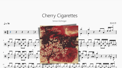 Cherry Cigarettes【Simon Eichinger】 - 鼓譜 Drumtabs ドラム楽譜