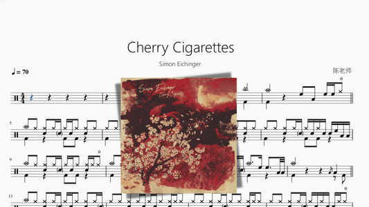 Cherry Cigarettes【Simon Eichinger】 - 鼓譜 Drumtabs ドラム楽譜