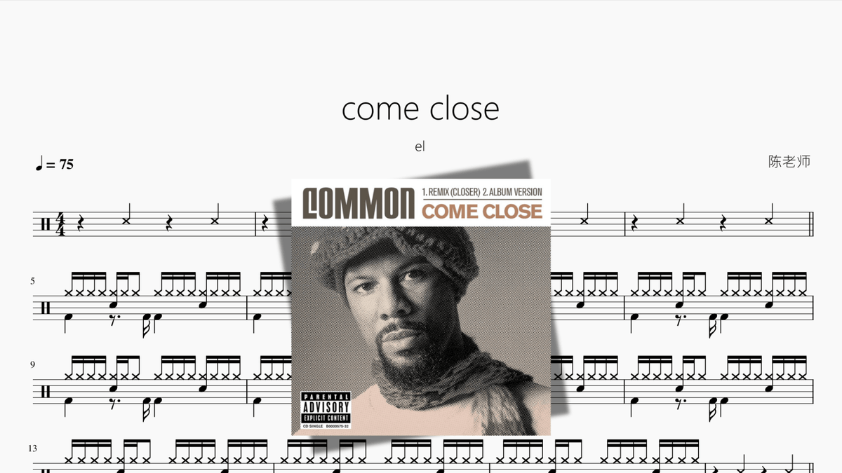 come close【el】 - Good Sheet Music