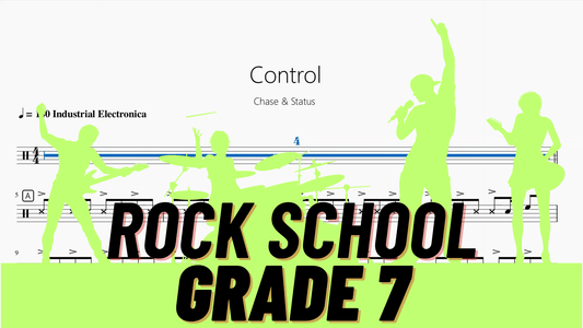 Control【Rock school Lv7】 - 鼓譜 Drumtabs ドラム楽譜
