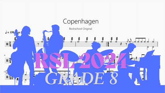 Copenhagen【Rock school Lv8】 - 鼓譜 Drumtabs ドラム楽譜