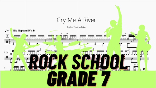 Cry Me A River【Rock school Lv7】 - 鼓譜 Drumtabs ドラム楽譜