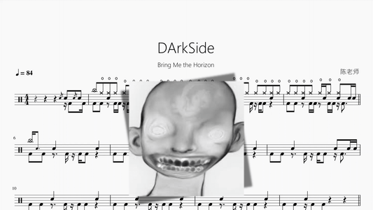 DArkSide【Bring Me the Horizon】 - 鼓譜 Drumtabs ドラム楽譜