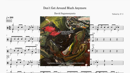 David Sagamonyants - Don't Get Around Much Anymore - 鼓譜 Drumtabs ドラム楽譜
