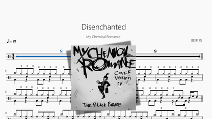 Disenchanted【My Chemical Romance】 - 鼓譜 Drumtabs ドラム楽譜
