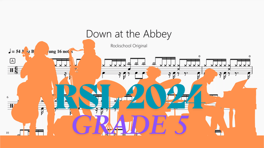 Down at the Abbey【Rock school Lv5】 - 鼓譜 Drumtabs ドラム楽譜