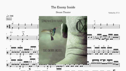 Dream Theater - The Enemy Inside - 鼓譜 Drumtabs ドラム楽譜