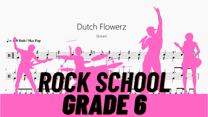 Dutch Flowerz【Rock school Lv6】 - 鼓譜 Drumtabs ドラム楽譜
