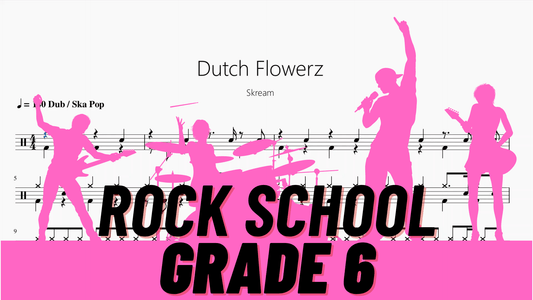Dutch Flowerz【Rock school Lv6】 - 鼓譜 Drumtabs ドラム楽譜