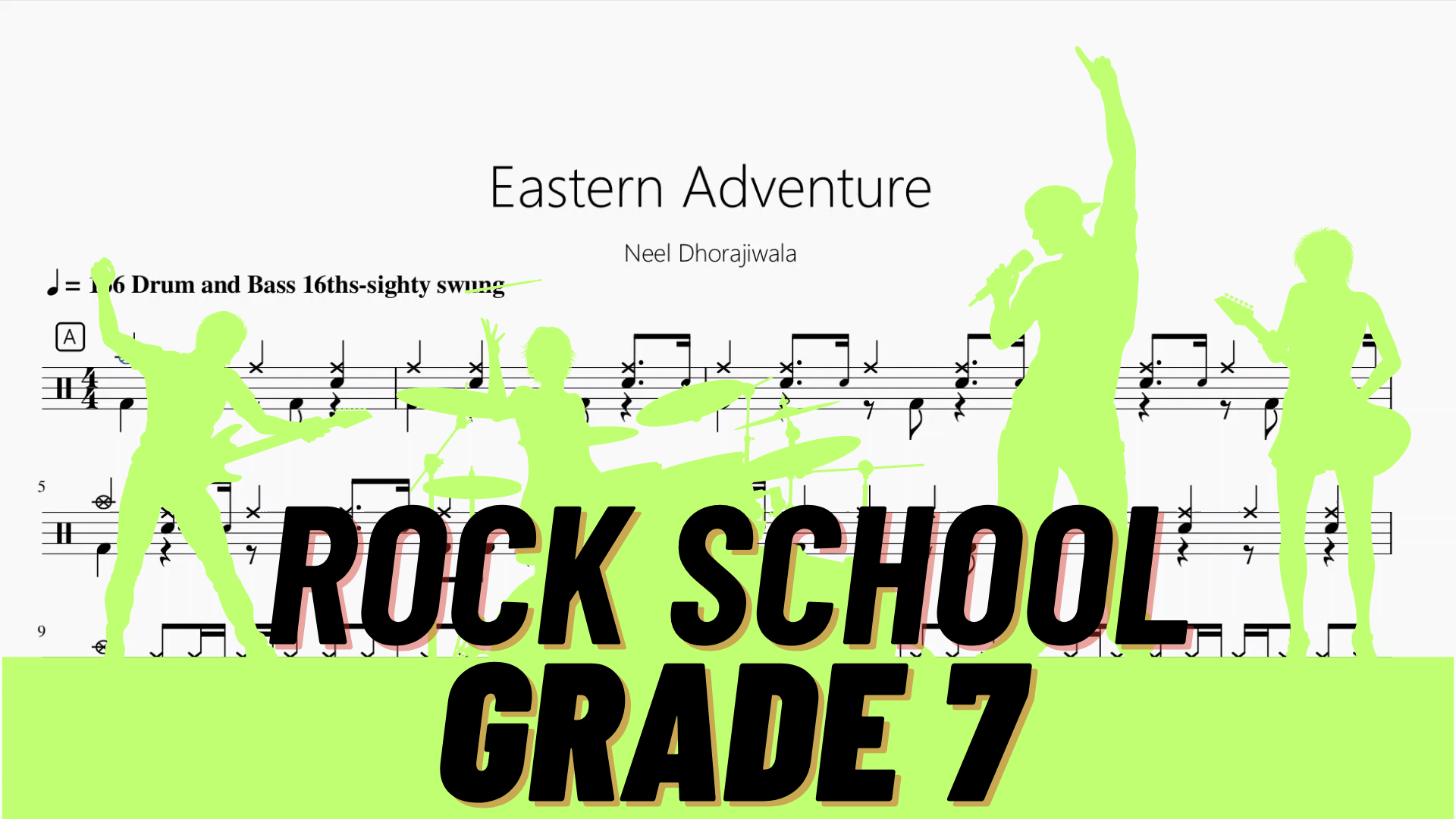 Eastern Adventure【Rock school Lv7】 - 鼓譜 Drumtabs ドラム楽譜