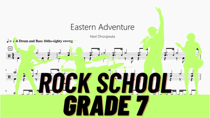Eastern Adventure【Rock school Lv7】 - 鼓譜 Drumtabs ドラム楽譜