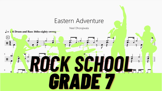 Eastern Adventure【Rock school Lv7】 - 鼓譜 Drumtabs ドラム楽譜