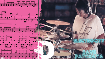 Electrocity Drpa by Save Patchaya Drum Cover - 鼓譜 Drumtabs ドラム楽譜