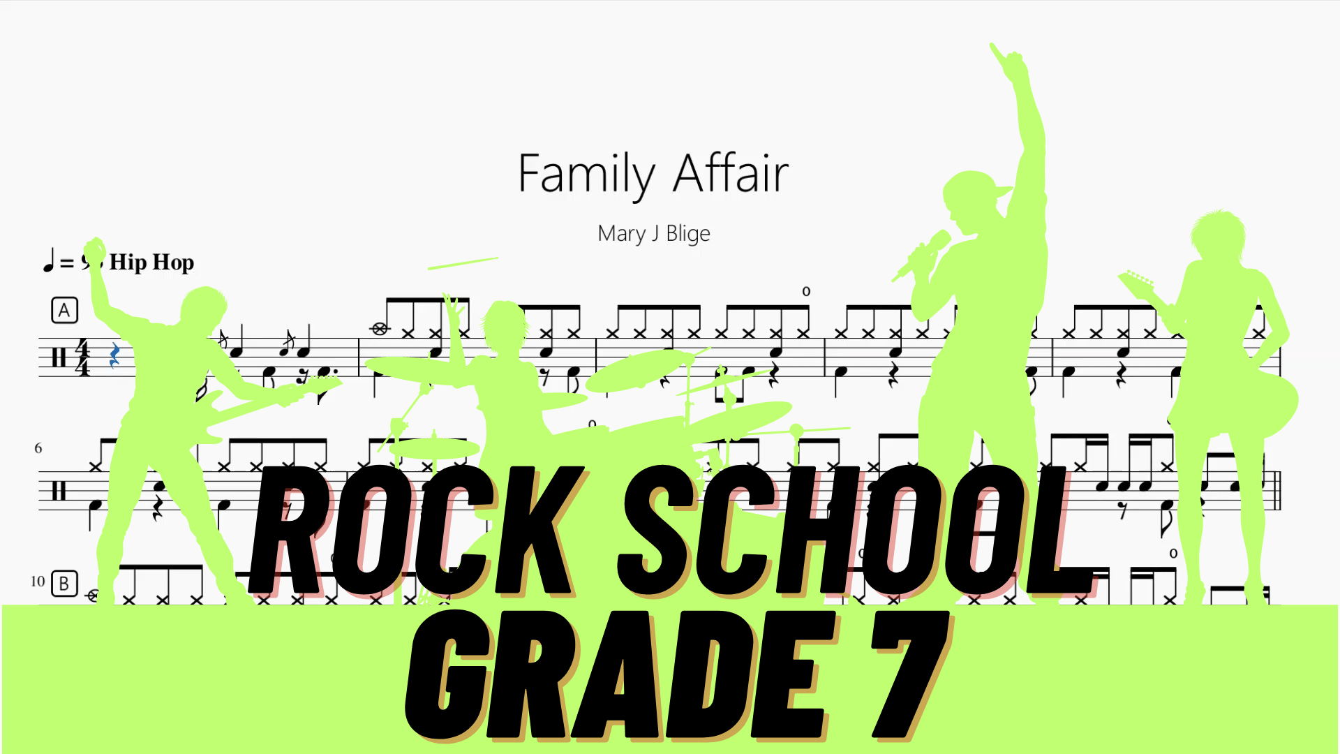 Family Affair【Rock school Lv7】 - 鼓譜 Drumtabs ドラム楽譜