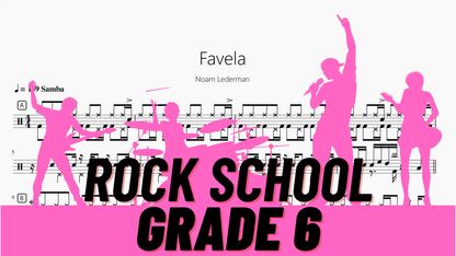 Favela【Rock school Lv6】 - 鼓譜 Drumtabs ドラム楽譜