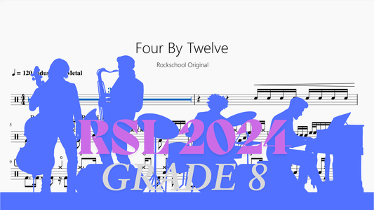 Four By Twelve【Rock school Lv8】 - 鼓譜 Drumtabs ドラム楽譜