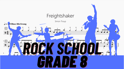 Freightshaker【Rock school Lv8】 - 鼓譜 Drumtabs ドラム楽譜