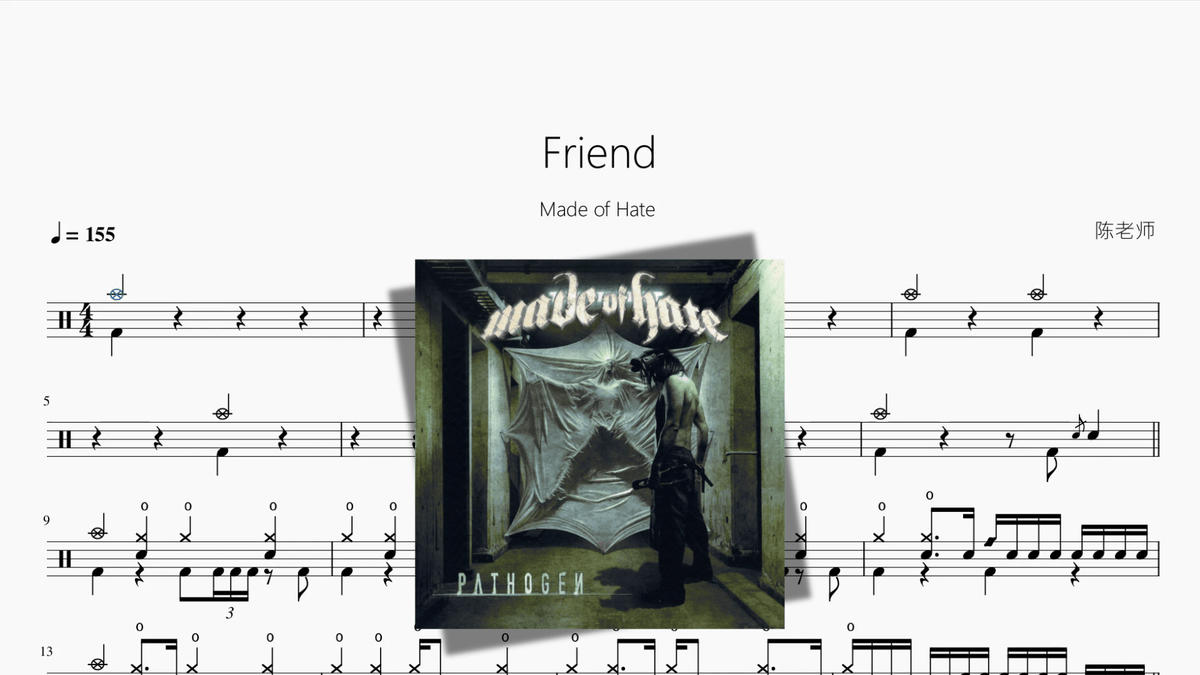 Friend【Made of Hate】 - Good Sheet Music