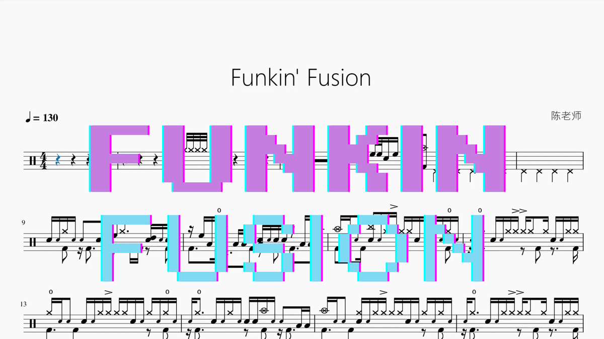Funkin' Fusion - Good Sheet Music