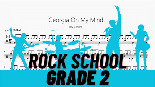 Georgia On My Mind【Rock school Lv2】 - 鼓譜 Drumtabs ドラム楽譜