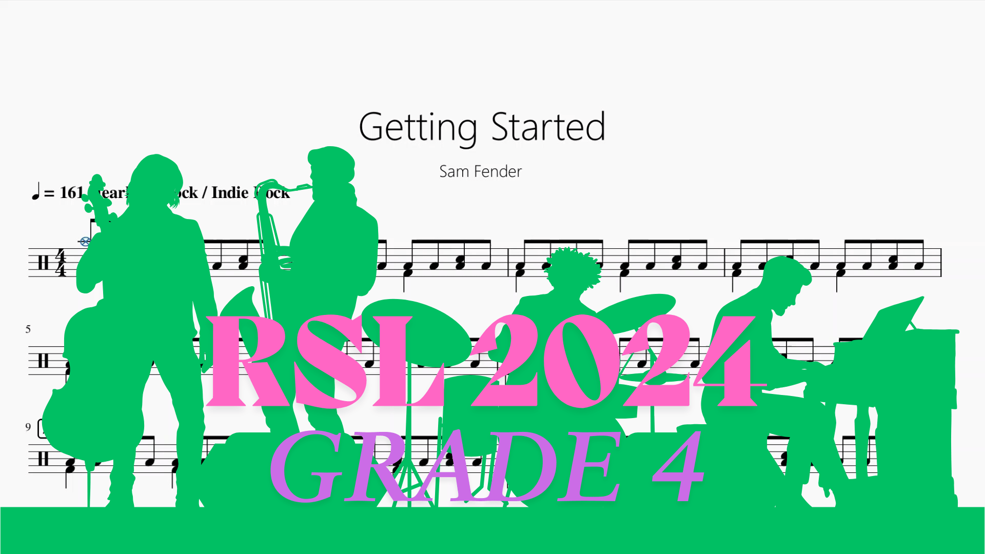 Getting Started【Rock school Lv4】 - 鼓譜 Drumtabs ドラム楽譜
