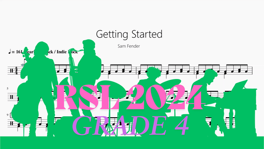 Getting Started【Rock school Lv4】 - 鼓譜 Drumtabs ドラム楽譜