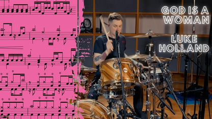 God Is A Woman By Luke Holland Drum Cover - 鼓譜 Drumtabs ドラム楽譜