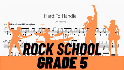 Hard To Handle 【Rock school Lv5】 - 鼓譜 Drumtabs ドラム楽譜