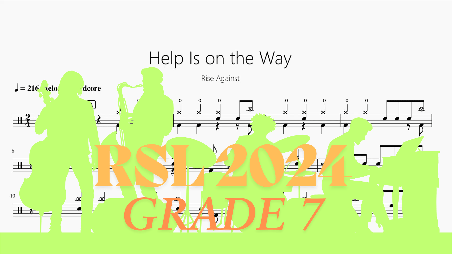 Help Is on the Way【Rock school Lv7】 - 鼓譜 Drumtabs ドラム楽譜