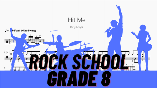 Hit Me【Rock school Lv8】 - 鼓譜 Drumtabs ドラム楽譜