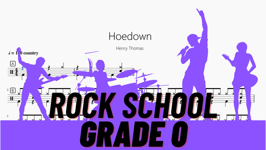Hoedown【Rock school Lv0】 - 鼓譜 Drumtabs ドラム楽譜