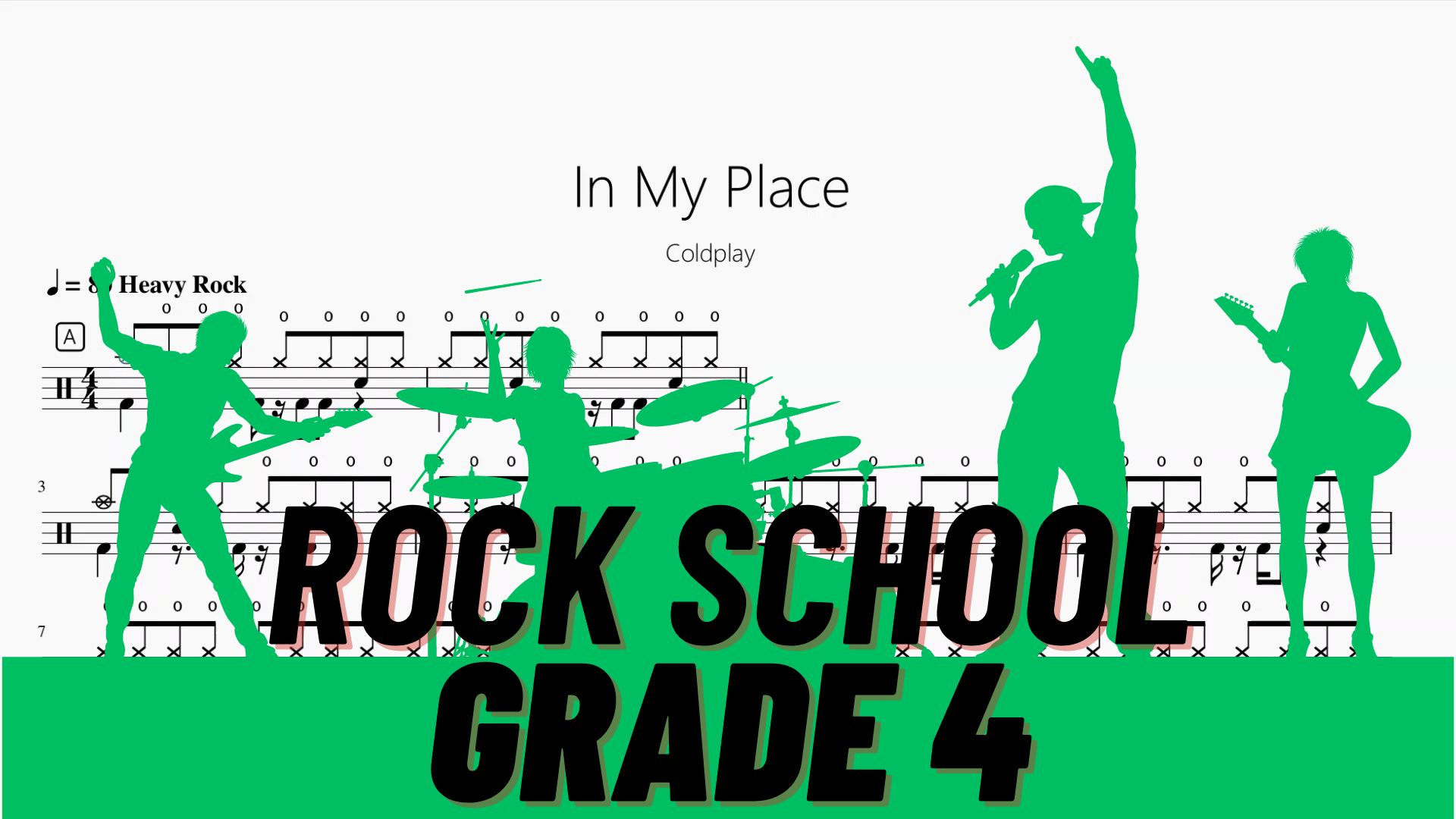 In My Place【Rock school Lv4】 - 鼓譜 Drumtabs ドラム楽譜