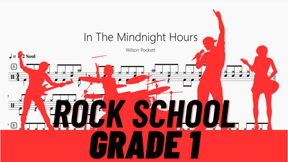In The Mindnight Hours【Rock school Lv1】 - 鼓譜 Drumtabs ドラム楽譜