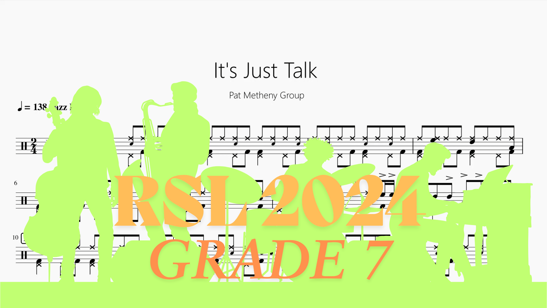 It's Just Talk【Rock school Lv7】 - 鼓譜 Drumtabs ドラム楽譜