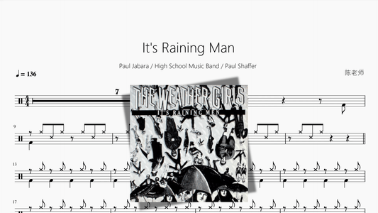 It's Raining Man【Paul Jabara & High School Music Band & Paul Shaffer】 - Good Sheet Music