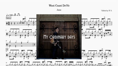 Jane - West Coast DriVe - Good Sheet Music